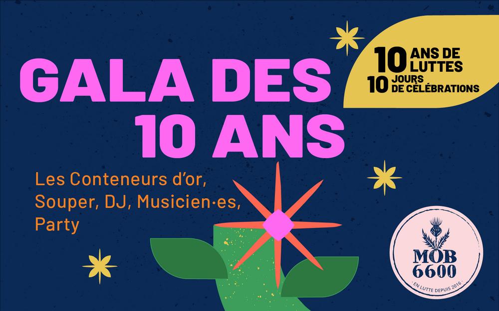 Gala des 10 ans « Les Conteneurs d'or »